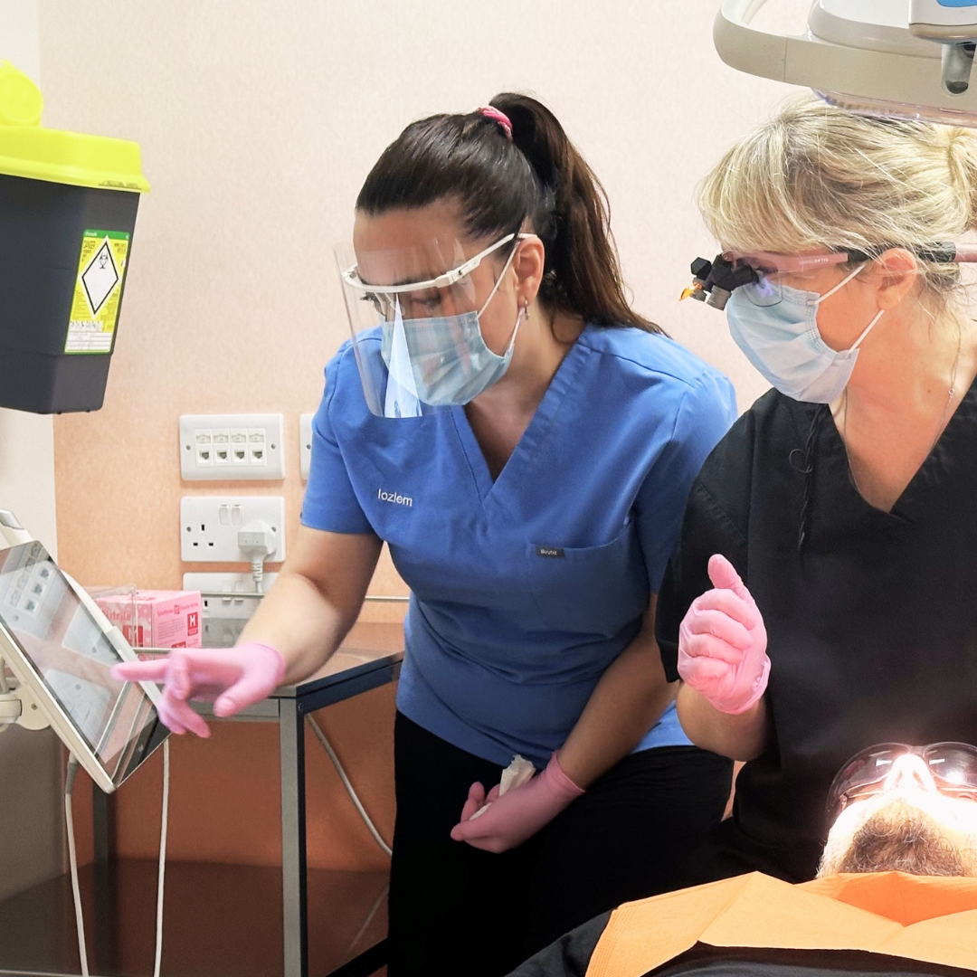 FullScan Soprocare technology in use during a dental check-up at Open Dental Care Islington