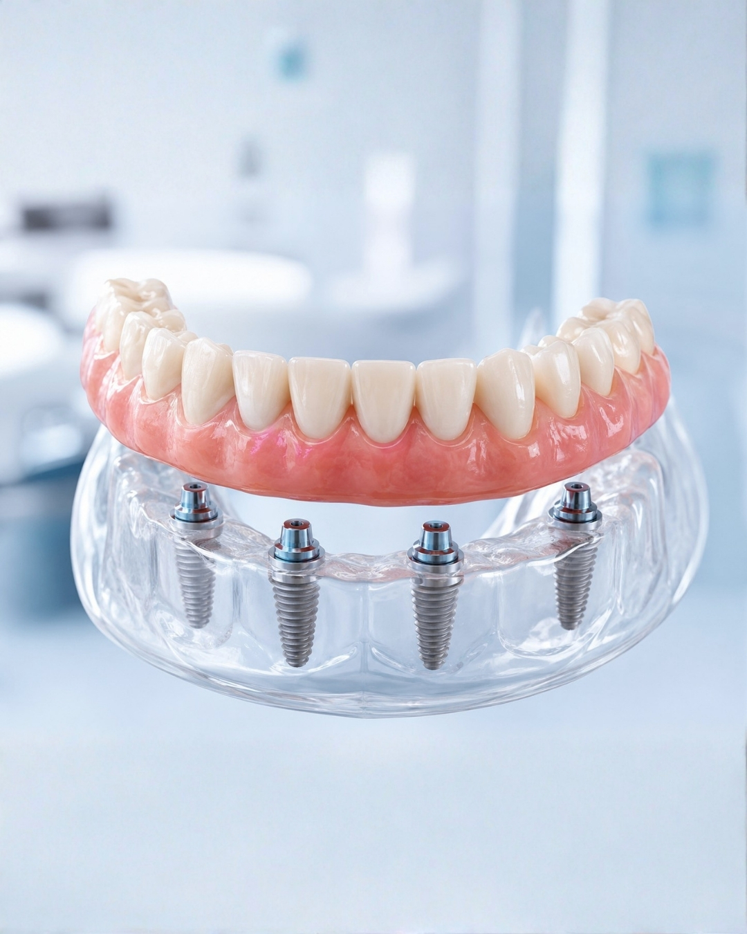 Implant-retained dentures at Open Dental Care Islington